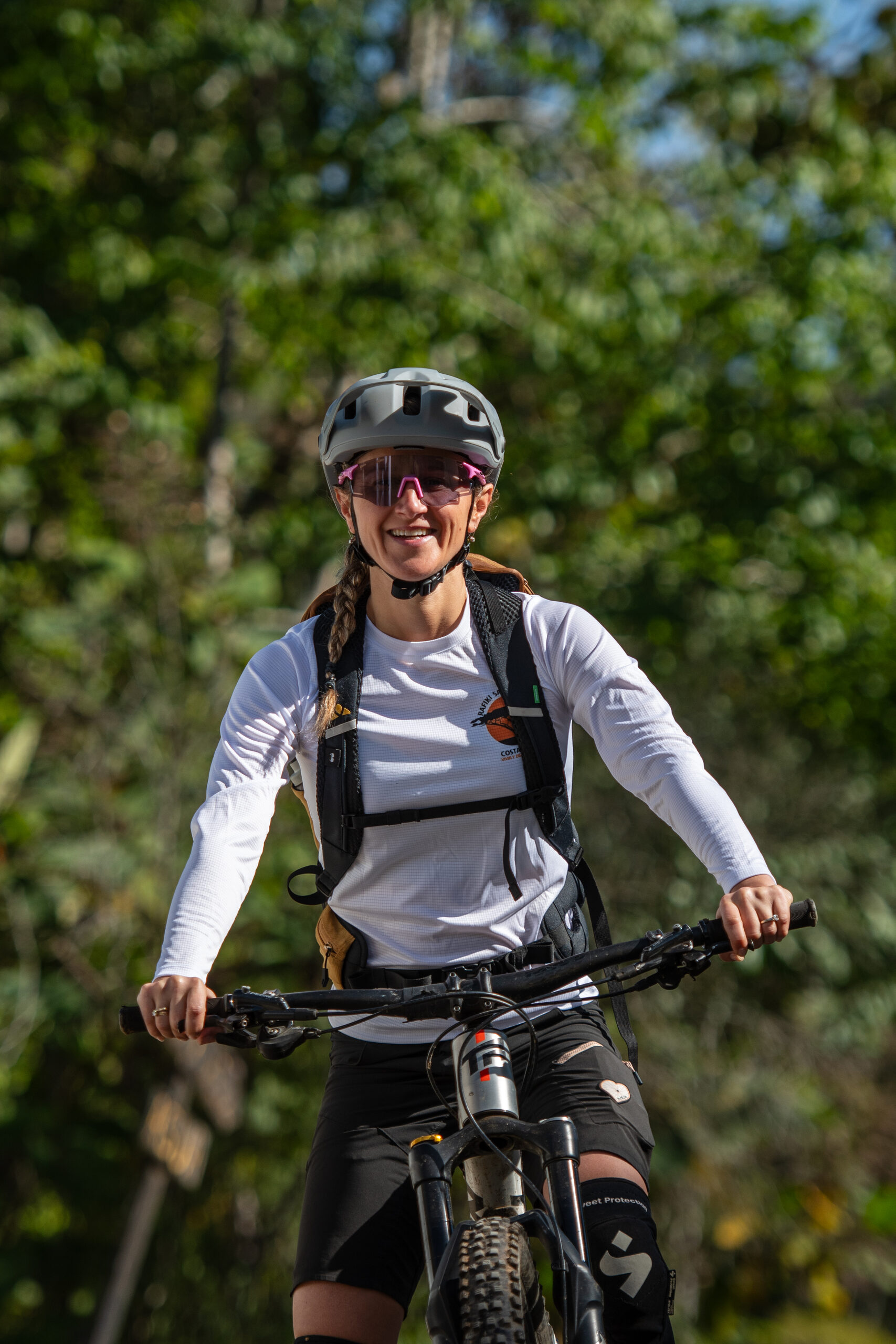 Trailside portrait with the bike